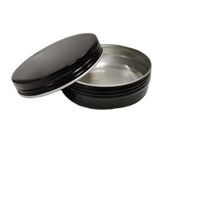Bom preço. Jarro de alumínio preto redondo 5g 10g 15g 30g 50g 60g 100g vazio para limpeza facial e cuidados com a pele on-line