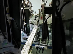 Bomba de limpeza de unhas de parafuso de plástico verde PP conveniente para garrafa de shampoo de gel de lavagem manual